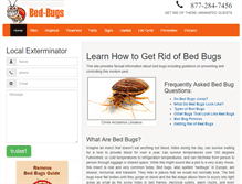 Tablet Screenshot of bed-bugs.com