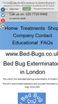 Mobile Screenshot of bed-bugs.co.uk